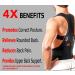 VPX Magnetic Posture Corrector | Adjustable Back Support for Men & Women | Pain Relief & Lumbar Support | X-Large - Buy Online on GoSupps.com