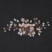 Bridal Flower Side Hair Clips Pearl Flower Hair Piece Wedding Hair Accessories for Brides Bridesmaid Girls Women