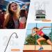 Buy Earplugs Connector Cord & Earphone Strap - 2pcs Flexible Silicone Lanyard for Earbuds - Charcoal - International Shipping Available - Buy Online on GoSupps.com