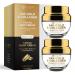 Clear Beauty 24K Gold & Collagen Face Moisturizer - Dermatologist Tested Anti Aging Korean Skin Care - Hydrates Firms Smooths For Youthful Skin - Vegan Clean Beauty - Duo Pack 24K Gold & Collagen (Day & Night Set)