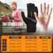 Buy Tmani Thermal Gloves for Men & Women | Windproof Water-Repellent Touchscreen Winter Gloves for Cycling & Running - Black - Buy Online on GoSupps.com