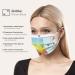 HARD 50pc Disposable Face Masks Made in Germany | CE Certified Triple Layer Filtration 99.78% | Elastic Earloops | Rainbow Classic Design - Buy Online on GoSupps.com