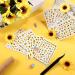 Sunflower & Butterfly Nail Art Stickers - 12 Self-Adhesive Floral Decals for Women and Girls - Buy Online on GoSupps.com