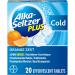 Alka-Seltzer Plus Cold Medicine Orange Zest Effervescent Tablets with Pain Reliever/Fever Reducer Orange Zest 20 Count