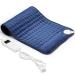 MELCAM Heating Pad for Back Pain and Cramps Relief  Electric Heating Pad 12'' x 24'' Extra Large Heat Pad with 6 Heat Setting  Auto Shut-Off  Moist Heated Pad  Soft Velvet Machine Washable Navy Blue Navy Blue 12x24 Nav...