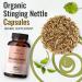 HERBAMAMA Stinging Nettle Capsules 1200 mg - 100 Count | Herbal Supplement for Wellness - Buy Online on GoSupps.com
