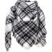 HANXIULIN Ladies Triangular Scarf - High-Quality Winter Wrap & Turban - Versatile for All Seasons - Elegant White Fashion Accessory - Buy Online on GoSupps.com