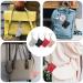 4 Pcs 30ml Leather Keychain Travel Bottle Set for Hand Soap & Essential Oil - Refillable & Leakproof - Buy Online on GoSupps.com