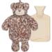 Leopard Hot Water Bottle with Soft Cover | 1L Natural Rubber | Warmth & Comfort for All - Buy Online on GoSupps.com