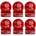 Redone aquatic hair wax red 150ml |Edge control |Ultra stop |Hair wax for men and women |Strawberry fragrance |Maximum control |6 pieces of strawberry 150 ml (6 -pack)