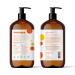 Kids 3-in-1 Soap, Body Wash & Bubble Bath 32oz (Pack of 2) Orange Coconut Cleanser - Plant Extracts & Essential Oils - Buy Online on GoSupps.com