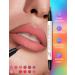 bark Erinde Lip Marker Waterproof Lip Liner 2 Colors Double Head Long Lasting Matte Lip Liner Liquid Highly Pigmented Lipstick Waterproof Makeup Lip Pencil 05 - Buy Online on GoSupps.com
