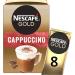 Nescaf Gold Cappuccino Instant Coffee 8 x 15.5g 8 Count (Pack of 1) & Gold Cappuccino Unsweetened Taste Coffee Pack of 8 - Buy Online on GoSupps.com