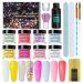 RoseFlower Acrylic Nail Kits Full Set - Acrylic Nail Powder Kit for Beginners with 3 Colors Clear Pink Acrylic Powder Kit - for Nail Salon #10