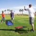 Cornhole Toss Game Set - Portable Outdoor 2-in-1 Camping Game with 8 Bean Bags & Carrying Bag for Kids - Backyard, Lawn, Beach Fun by NZQXJXZ - Buy Online on GoSupps.com