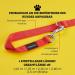 Vitazoo 3m Nylon Dog Leash - Adjustable Guide Lines with Carabiners for All Dog Sizes - Graphite & Red - Buy Online on GoSupps.com