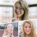 Duco Blue Light Filter Glasses for Women - Anti-UV Protection Computer & TV Glasses Stylish Black Gold Design - Buy Online on GoSupps.com