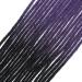 Shop Dsoar 24-Inch Thin 0.6cm Synthetic Dreadlock Extensions - Handmade Crochet Hair 20 Strands Soft Hip-Hop Style Available in Purple - Buy Online on GoSupps.com