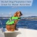 Alagirls Dog Security Floatation Vest for Boating & Swimming - Size L (53-72cm) - Green - Buy Online on GoSupps.com