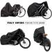 TeamObsidian Waterproof Bike Cover for 2 Bikes - Heavy Duty Ripstop Material - Stationary & Transport Use - 4 Seasons XL Protection - Buy Online on GoSupps.com