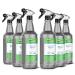 Ferdoclean organic plastic cleaner for window frames garden furniture & more |6 x 1000ml cleaner for all plastic surfaces |PVC cleaner against stubborn dirt 166.67 ml (6 Pack)
