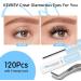 KevKev Eyelash Extension Kit - 120pcs Individual Lashes, Bond & Seal - DIY D-Curl Cluster Lashes - Ocean D-Mix (10-16mm) with Tweezers - for Eyelash Extensions - Buy Online on GoSupps.com