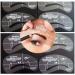 8 different eyebrow stencils for eyebrow shapes and eyebrow thickening position of eyebrows