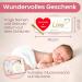 Gl cksgut Rattierorch Baby Pink 100 cm | 5-Part Birth Stork Set with Name Tag Greeting Card & Pen | Perfect Birth Gift for Baby Girls | Indoor & Outdoor Decoration - Buy Online on GoSupps.com