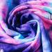 Drishti Brands Hot Yoga Mat Towel | Anti-Slip Grips | Sweat Absorbent | 24x72 Standard Size | Blue & Pink Tie Dye | For Yoga, Bikram, Pilates - Buy Online on GoSupps.com