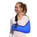 Arm Sling Adult (S blue/black trim) Feel Safe Easy to Fit Cooling Fabric Technology Fits R or L. S Blue/Black