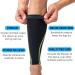 360 RELIEF Compression Calf Sleeves for Men and Women Sports - Shin Splints, Muscle Cramps Relief | Running, Hiking, Marathon - M L XL - Includes Mesh Laundry Bag | Black XL-1PAIR - Buy Online on GoSupps.com