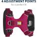 RUFFWEAR Front Range Dog Harness - Reflective Padded No-Tug Medium in Hibiscus Pink for Dogs | International Shipping Available - Buy Online on GoSupps.com