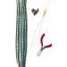 Real Rooster Feather Hair Extensions - Long Natural Colors (NBT Striped Kit) - Buy Online on GoSupps.com