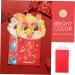 RUNROTOO 24pcs Red Packet New Year Money Bags Chinese New Year Greeting Card CNY Envelopes Dragon Year Hongbao Mascot Envelope Red Gifts Red Envelopes Thick Coated Paper Dragon Pattern Coin - Buy Online on GoSupps.com