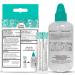 GuruNanda Sinus Rinse Bottle & Saline Premixed Packets 16ct - All Natural Sinus Rinse Packets to Help with Allergies & Congestion Relief 0.08oz Each - Buy Online on GoSupps.com