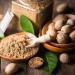 Whole nutmeg (125g) 20-25 nutmegs 100% natural no additives vegan - Buy Online on GoSupps.com