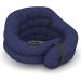 SunnyBay Microwavable Neck Heating Pad - Hands-Free Wrap & Pillow for Neck and Shoulders - Navy Regular Navy - Buy Online on GoSupps.com