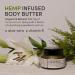 Herbo Body Balm - Organic Shea Butter & Hemp Moisturizer | Cruelty-Free Paraben-Free Cream for All Skin Types - 1.7oz - Buy Online on GoSupps.com