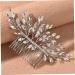 FRCOLOR Hair Comb Bridesmaid Hair Accessories Pearl Hair Accessories Flower Hair Clips for Women Hair Accessories for Women Pearl Tiara Women's Iron Rhinestones Rhinestone Hair - Buy Online on GoSupps.com