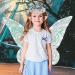 Kids Butterfly Wings Set Led Lights Up Butterfly Wings Battery Powered Wings Halloween Dress Up Props (with Light + Crown Two-Piece Set + Ears) Blue - Buy Online on GoSupps.com