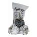 Lush Puffs - 3 Pack Large 75g Deluxe Loofah Body Scrubbers. Rich Lather Shower & Bath Poufs for Skin Exfoliating & Washing. Lush Scrunchie Sponge. Quality Made & Long Lasting. Three Shades of Grey.