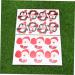 Cabilock 56 Pcs Card Candy Penguins Lollipop Decoration Card Perpetual Desk Calendar Animal Cards Wedding Decoration Lollipop Paper Cards Decor Cards Decorate Red Christmas - Buy Online on GoSupps.com