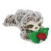 RaZbaby RaZberry Teether  Holder w/ Detachable Baby Teething Toy  Textured BerryBumps Soothe Sore Gums  Machine Washable Stuffed Animal RaZbuddy  All Ages 0M+  Easy to Hold & Use Hands-Free   Sloth Baby Sloth