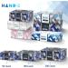 Hand-E Touch Black Nitrile Disposable Gloves - 100 Medium, Latex-Free for BBQ, Tattoo, Hair Dye, Cooking, Mechanics - Buy Online on GoSupps.com