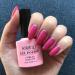 AIMEILI Gel Nail Polish No Wipe Top and Base Coat Set with Hot Pink Color - Buy Online on GoSupps.com