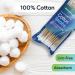 Buy 50 Biodegradable Long Cotton Swabs - Eco-Friendly 8 Inch Q Tips for Eyes Ears & Makeup - Lint Free Birchwood & Cotton - Buy Online on GoSupps.com