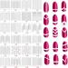 24 Nail Sticker Sheet Manicure Nail Art Stencils French Tip Guides Stickers Curved Fringe Guides Stickers Manicure Nail Art Tips Form Guide Sticker Edge Tape DIY Stencil Tool - Buy Online on GoSupps.com