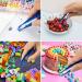 MEABEN 100 Pcs Plastic Craft Disposable Tweezers - Bulk Priced Blue Forceps for DIY Art Crafts - Buy Online on GoSupps.com