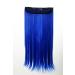 WIG ME UP YZF-3177-TF2517 Wide Hair Extension - 5 Clip Straight Neon Blue Hairpiece for International Shipping - Buy Online on GoSupps.com