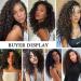 MLETULIPS GoGo Curl Crochet hair Ombre Deep Wave Crochet hair Beach Curl Water Wave Synthetic Deep Twist Crochet Braid Bohemian Crochet Braiding (10 inch 1B) 10 inch 1B - Buy Online on GoSupps.com